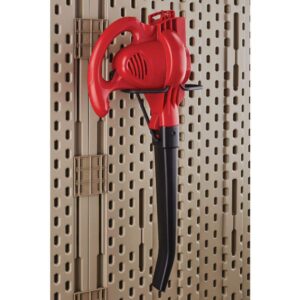 Rubbermaid Heavy Duty Metal Storage Shed Space Saving Large Easily Mounted Power Tool Holder, Holds Up to 20 Pounds with Adjustable Hook (3 Pack)