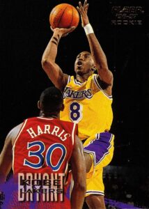 1996-97 fleer basketball #203 kobe bryant rookie card lakers