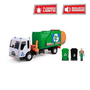 Mighty Fleet Titans 24" Garbage Truck - Huge Realistic Toy Garbage Truck with Lights & Sounds & Working Trash Collector, Batteries Incl, Ages 3+