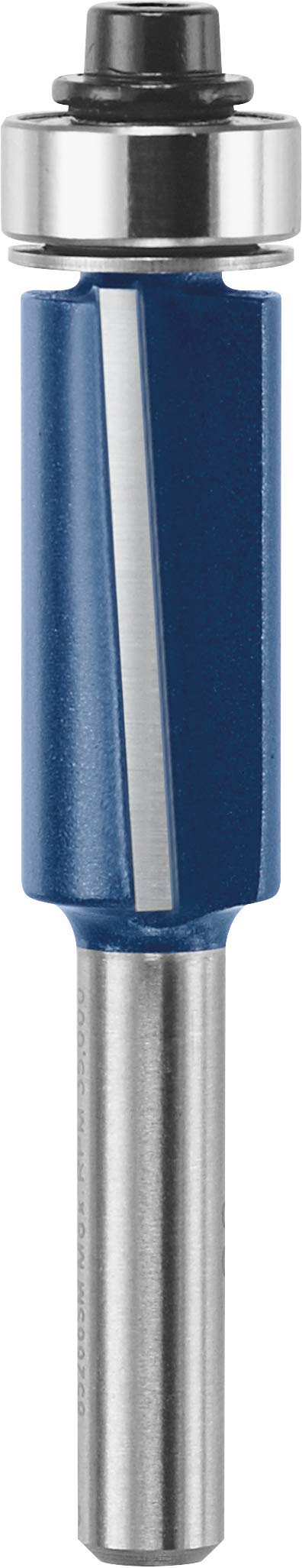 BOSCH 85266SM 1-Piece 1/2 In. x 1 In. Carbide Tipped 2-Flute Shear Trimming/Cutout Router Bit