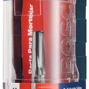 BOSCH 86010MC 1/4 In. x 1 In. Solid Carbide Double-Flute O-Flute Router Bit