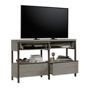 Sauder Manhattan Gate Credenza, for TVs up to 60", Mystic Oak Finish