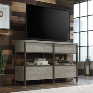 Sauder Manhattan Gate Credenza, for TVs up to 60", Mystic Oak Finish