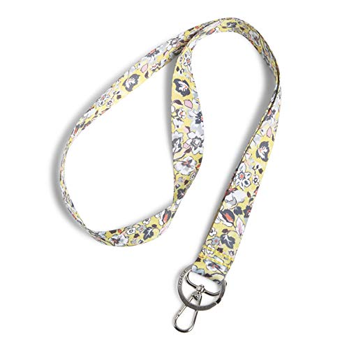 Vera Bradley Women's Cotton Wide Lanyard, Sunny Garden, One Size