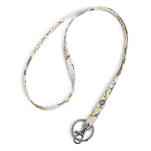 Vera Bradley Women's Recycled Lighten Up Reactive Lanyard, Sunny Garden, One Size