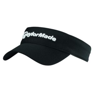 taylormade women's tour visor, black, one size