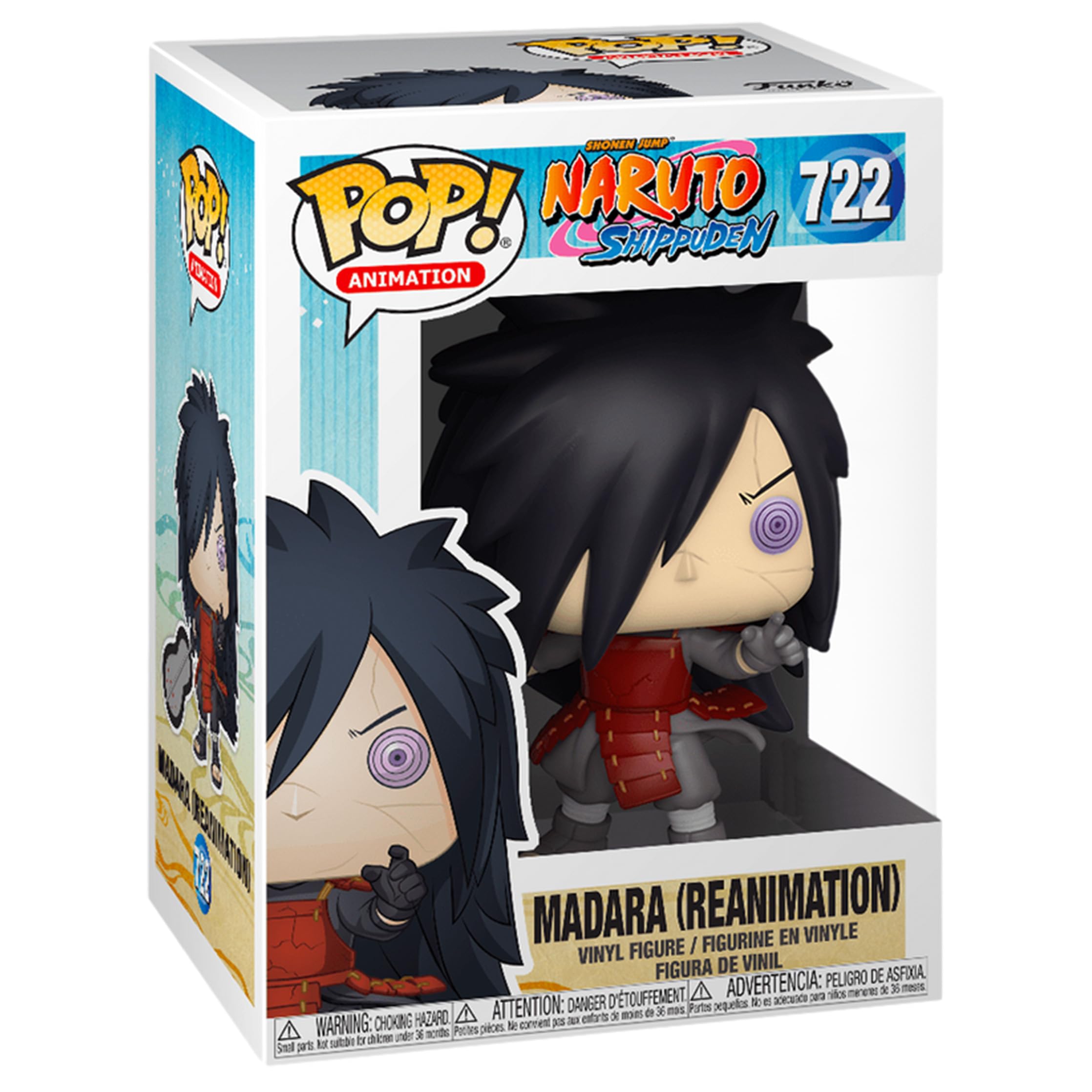 Funko Pop! Animation: Naruto Shippuden - Madara Uchiha, Reanimation Red Armor Exclusive Vinyl Figure #722