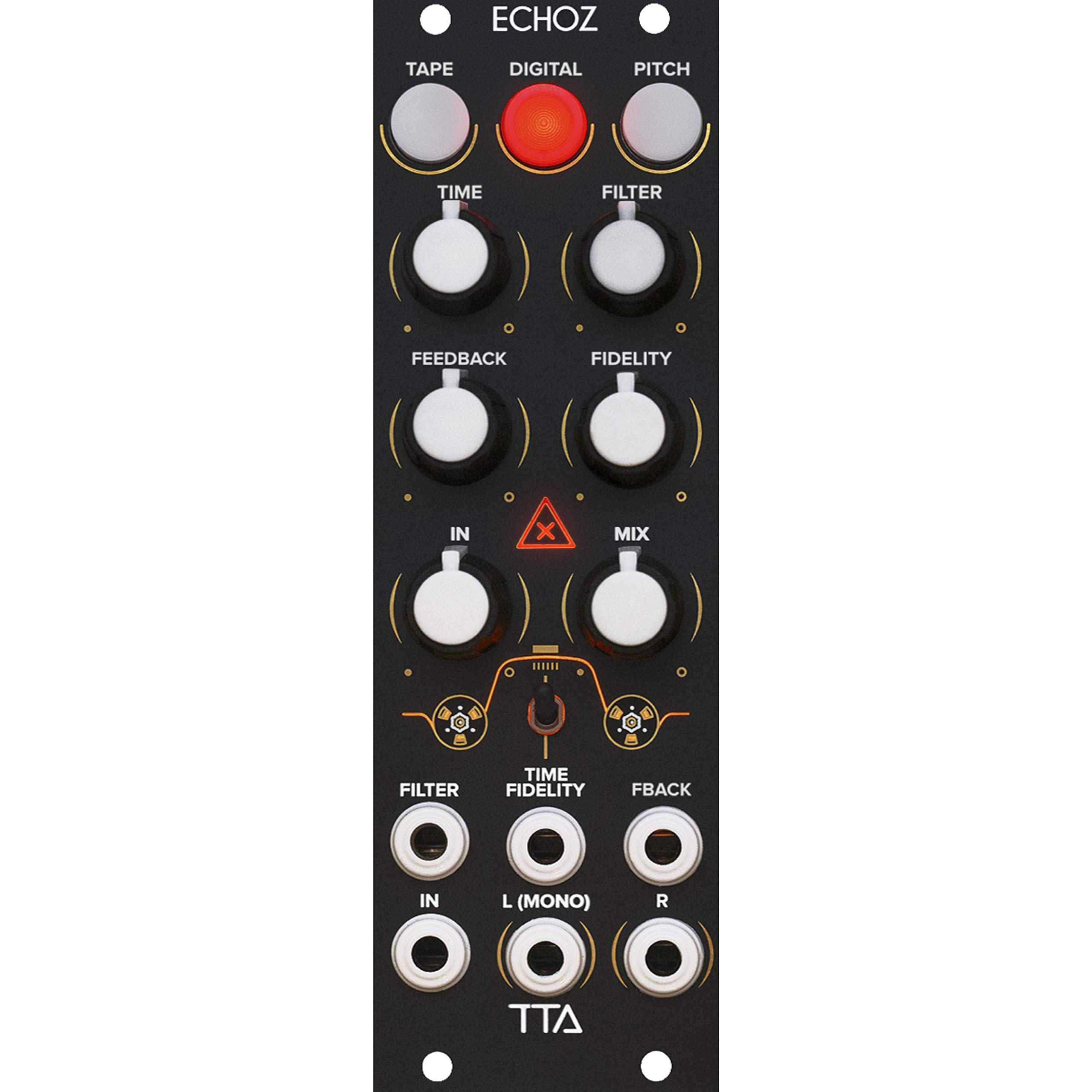 Tiptop Audio ECHOZ Time Delay Effect Collection (Black) Eurorack Module