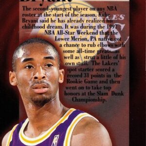 1997-98 Fleer Rookie Rewind #3 Kobe Bryant Basketball Card