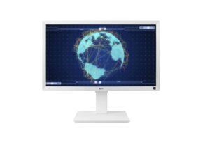 lg 22bl450y-w 22'' bl450y series taa fhd ips monitor with adjustable stand & built-in speakers monitor, white