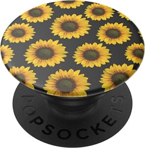 popsockets phone grip with expanding kickstand, sunflower popgrip - sunflower patch