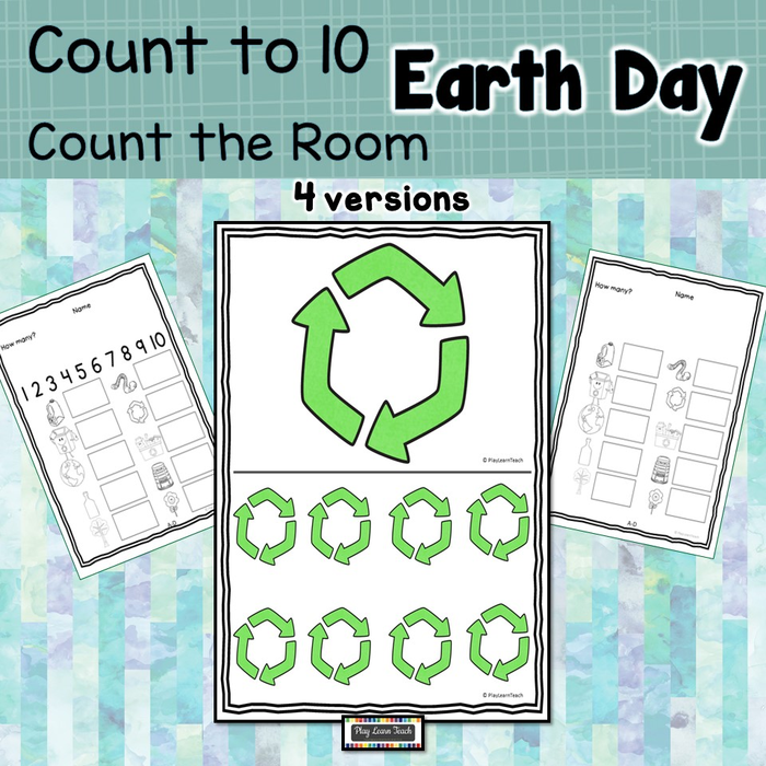 Count to 10 Earth Day Count the Room 2020