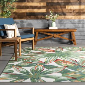 nuLOOM Contemporary Floral Lindsey Area Rug, 6' Round, Multi