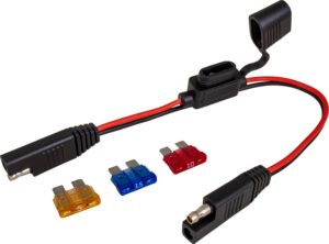 sea-lect designs sae 14 awg power cable inline fuse holder