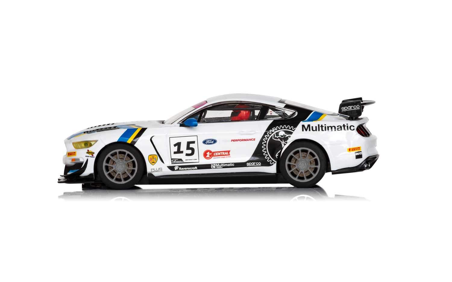 Scalextric Ford Mustang GT4 Multimatic Motorsports 1:32 Slot Race Car C4173