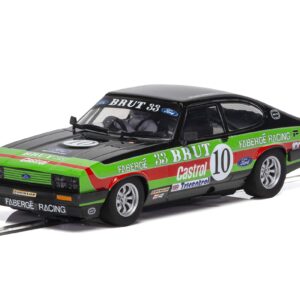 Scalextric Ford Capri MK III Brut Castrol 1:32 Slot Race Car C4101