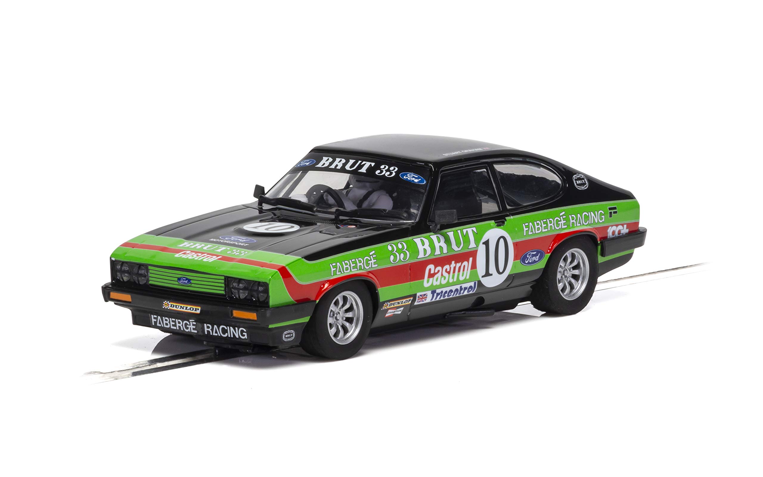 Scalextric Ford Capri MK III Brut Castrol 1:32 Slot Race Car C4101