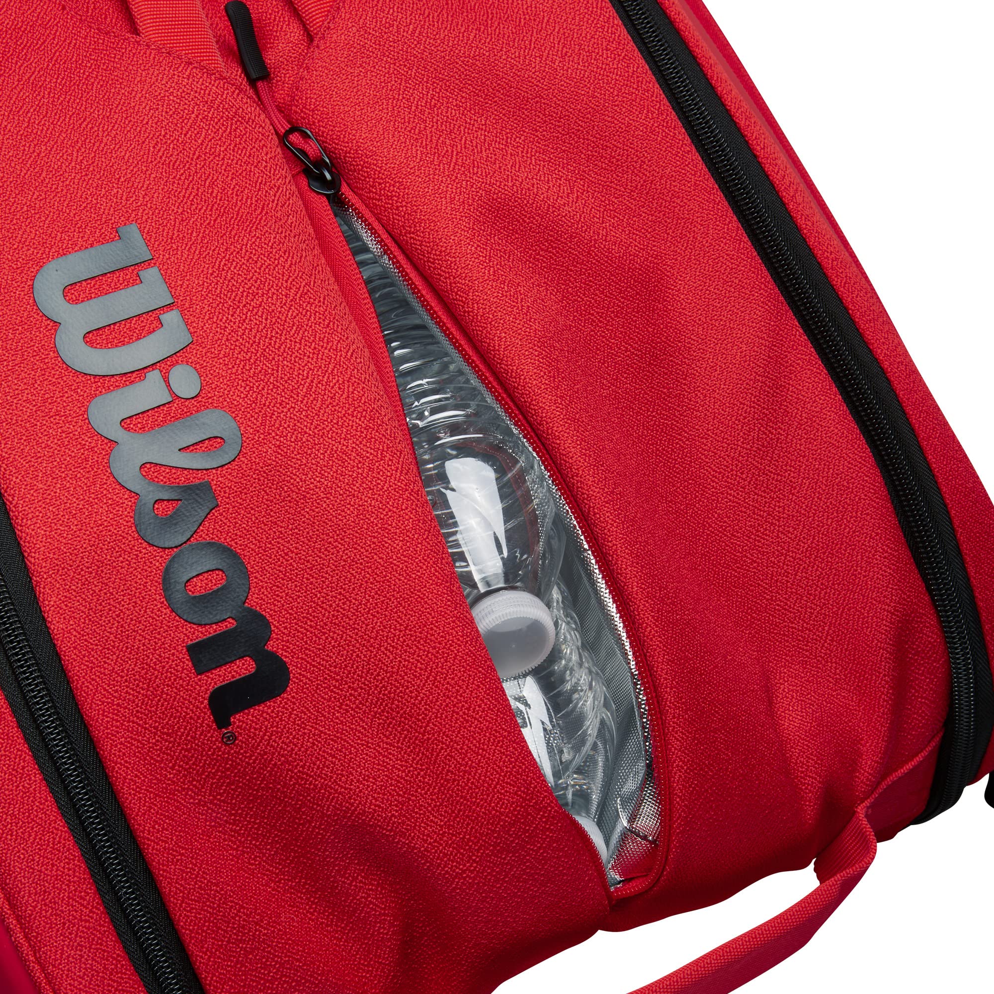 Wilson RF DNA Tennis Racket Bag - Red, Holds up to 12 Rackets