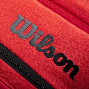 Wilson RF DNA Tennis Racket Bag - Red, Holds up to 12 Rackets