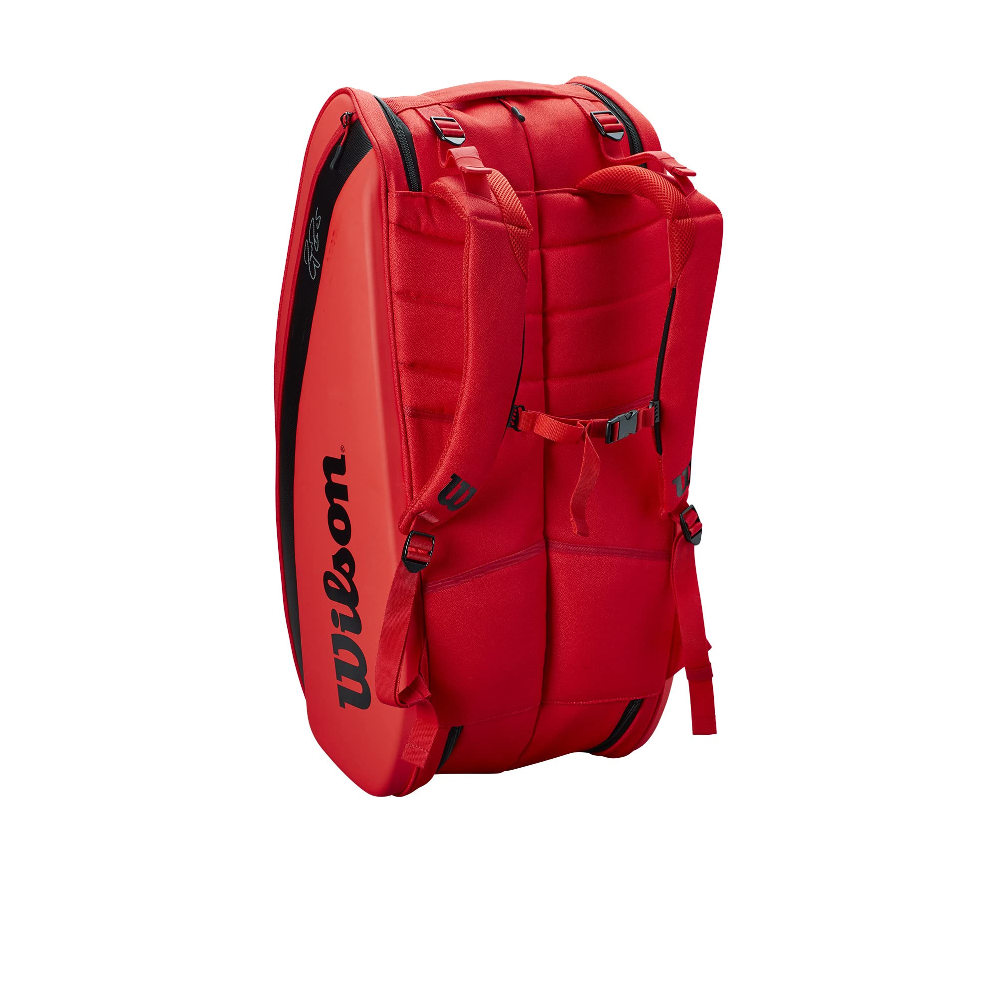 Wilson RF DNA Tennis Racket Bag - Red, Holds up to 12 Rackets