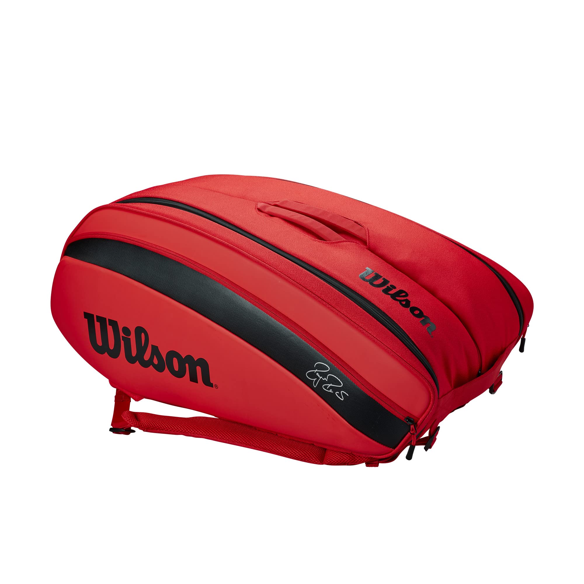 Wilson RF DNA Tennis Racket Bag - Red, Holds up to 12 Rackets