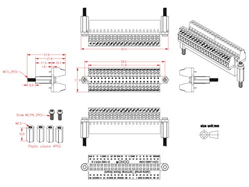 Ultra-Small RPi GPIO Terminal Block Breakout Board Module, for Raspberry Pi