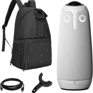 Owl Labs Meeting Owl Pro Premium Pack - 360 Degree, 1080p Smart Video Conference Camera, Microphone, and Speaker (Includes Accessories and Warranty)