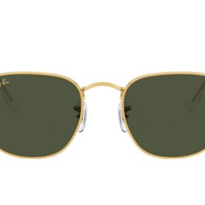 Ray-Ban RB3857 Frank Square Sunglasses, Legend Gold/G-15 Green, 51 mm