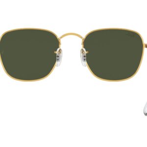 Ray-Ban RB3857 Frank Square Sunglasses, Legend Gold/G-15 Green, 51 mm