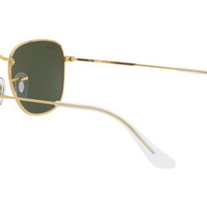 Ray-Ban RB3857 Frank Square Sunglasses, Legend Gold/G-15 Green, 51 mm