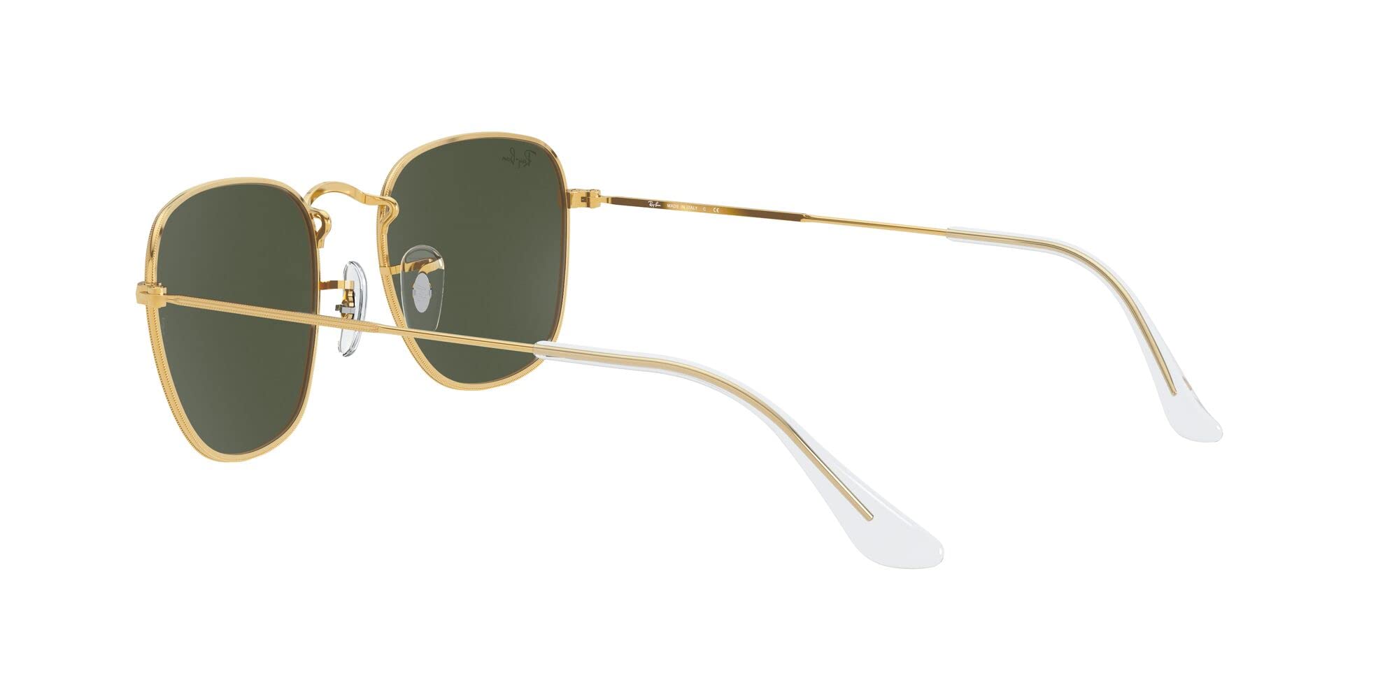 Ray-Ban RB3857 Frank Square Sunglasses, Legend Gold/G-15 Green, 51 mm