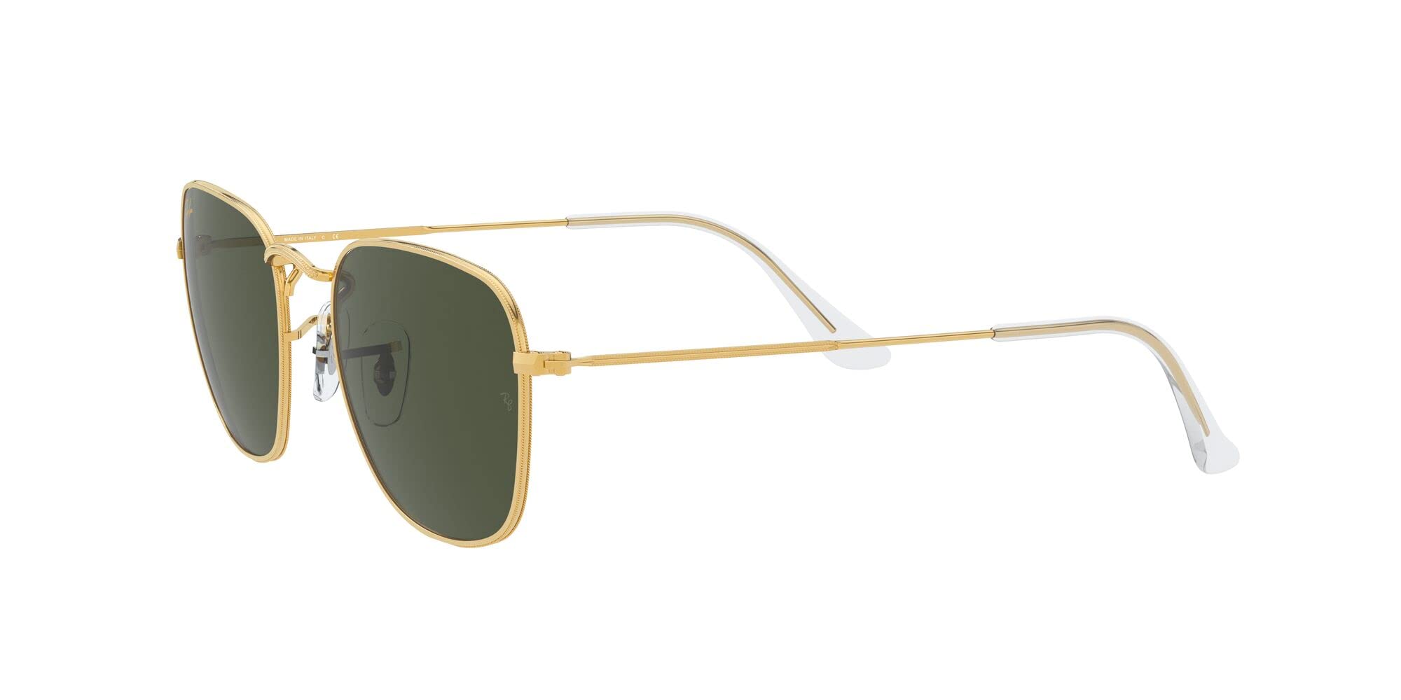 Ray-Ban RB3857 Frank Square Sunglasses, Legend Gold/G-15 Green, 51 mm