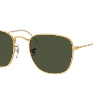 Ray-Ban RB3857 Frank Square Sunglasses, Legend Gold/G-15 Green, 51 mm