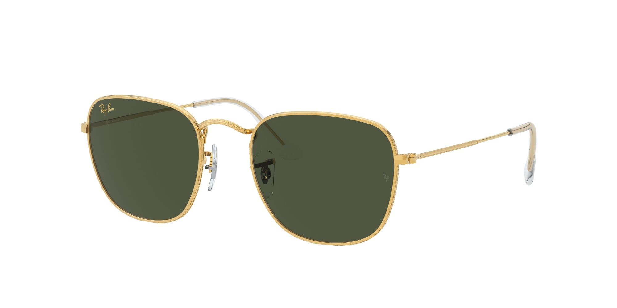 Ray-Ban RB3857 Frank Square Sunglasses, Legend Gold/G-15 Green, 51 mm