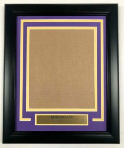 kobe bryant los angeles lakers framed frame kit 4 your 8x10 vertical photo