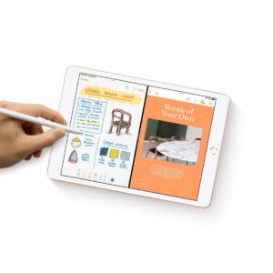 2019 Apple iPad (10.2-inch, Wi-Fi + Cellular, 32GB) - Gold (Renewed)