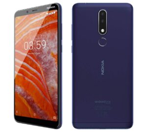 nokia 3.1 plus 4g lte dual sim factory unlocked 32gb 3gb ram (lte usa at&t metro pcs tmobile latin caribbean) android 9 octa core (blue)