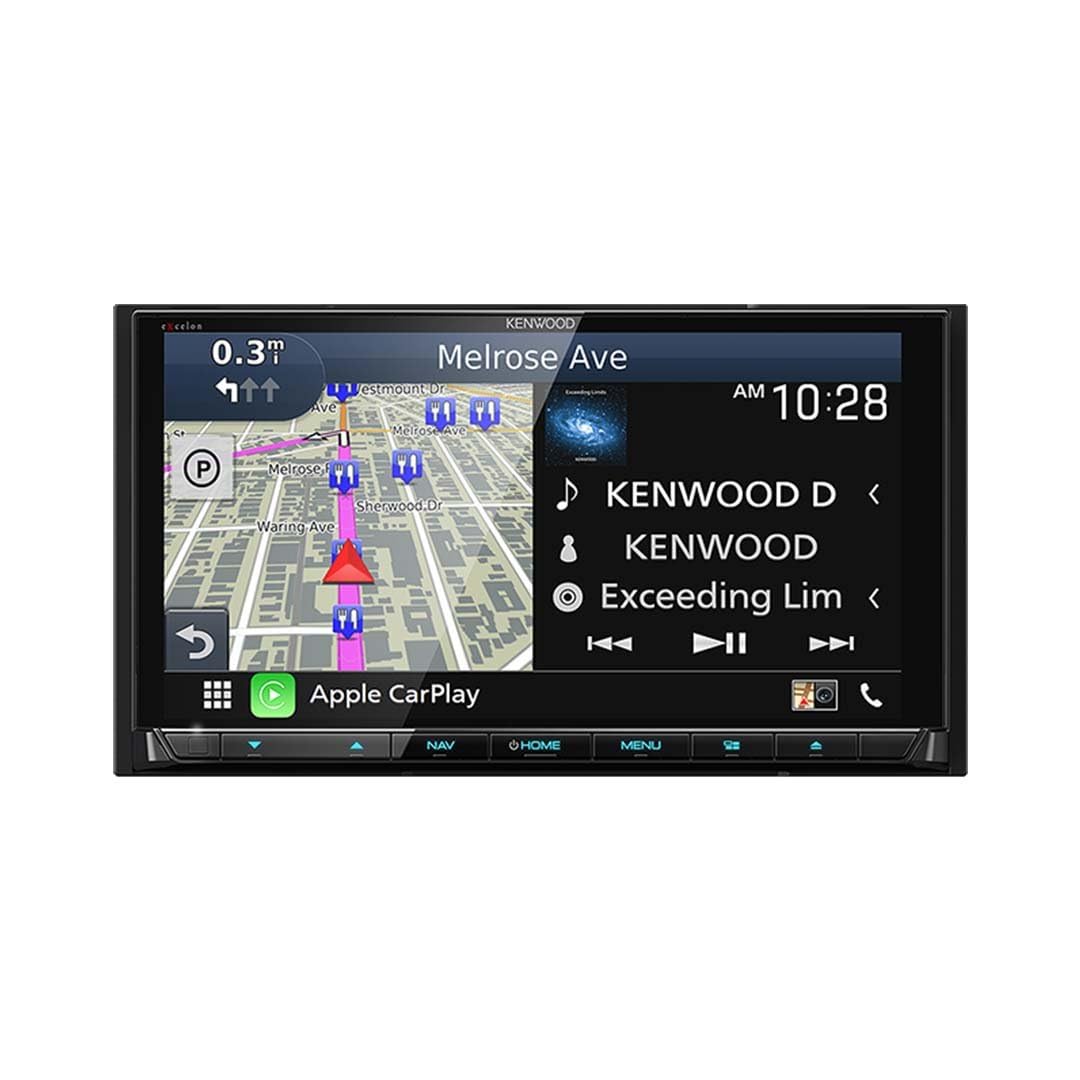 Kenwood DNX997XR 6.8" CD/DVD Garmin Navigation Touchscreen Receiver w/Apple CarPlay and Android Auto