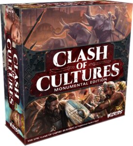 clash of cultures: monumental edition | board game wizkids - new edition