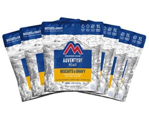 mountain house biscuits & gravy | freeze dried backpacking & camping food |6-pack