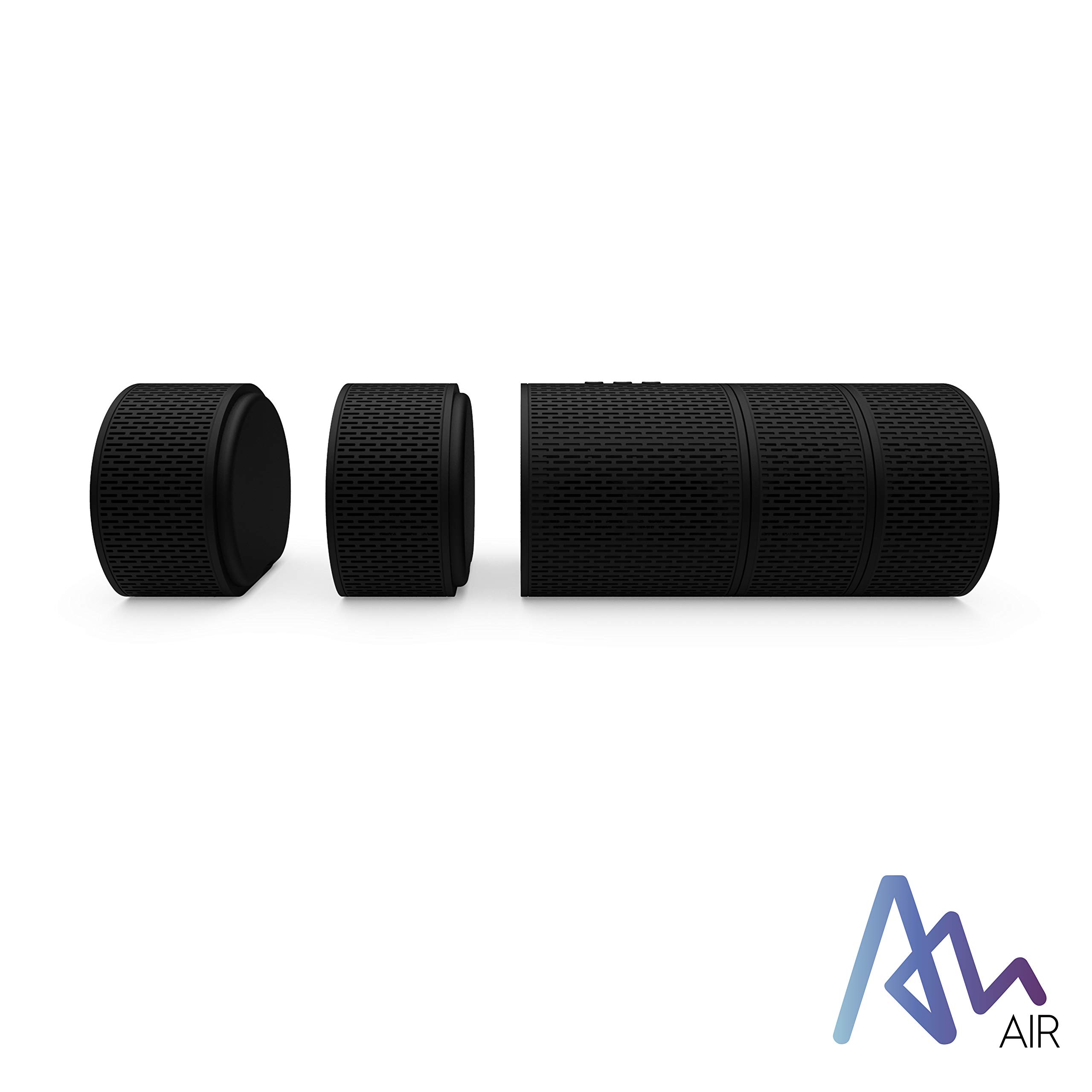 Air Audio The Worlds First Pull-Apart Wireless Bluetooth Speaker Portable Surround Sound and Multi-Room Use, White