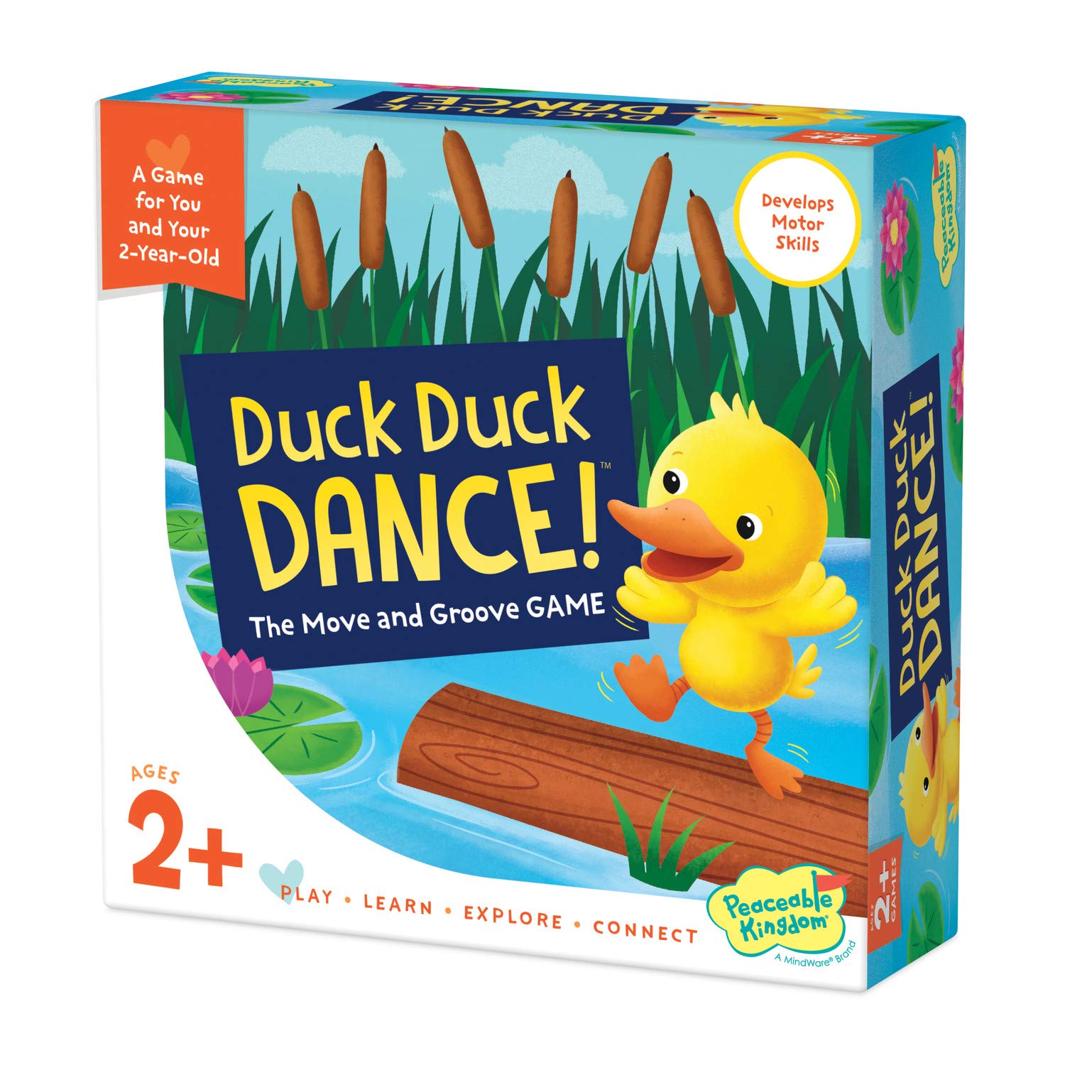 Peaceable Kingdom Games for Parents & Their 2-Year-olds: Duck Duck Dance - Toddler & Preschool Board Game of Moving Your Body & Following Directions