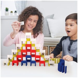 H5 Domino Creations 100-Piece Set | Kids Games for Game Night | Building Toys for Outdoor Games | Lily Hevesh Dominoes Set for Adults & Kids Ages 5+