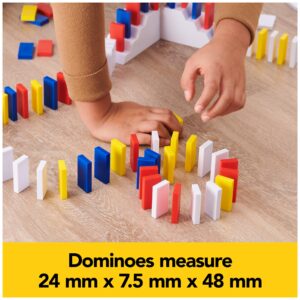 H5 Domino Creations 100-Piece Set | Kids Games for Game Night | Building Toys for Outdoor Games | Lily Hevesh Dominoes Set for Adults & Kids Ages 5+