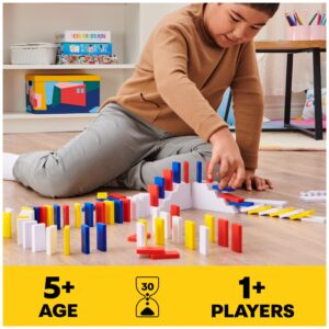 H5 Domino Creations 100-Piece Set | Kids Games for Game Night | Building Toys for Outdoor Games | Lily Hevesh Dominoes Set for Adults & Kids Ages 5+