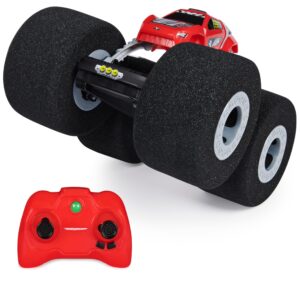 air hogs super soft, stunt shot indoor remote control car with soft wheels, toys for boys, aged 5 and up