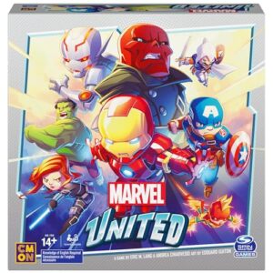 Marvel United, Award-Winning Superhero Cooperative Multiplayer Strategy Card Game Captain America Hulk, for Adults, Families and Kids Ages 14 and up