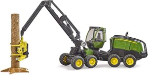 bruder 09823 john deere harvester 1270 g with trunk