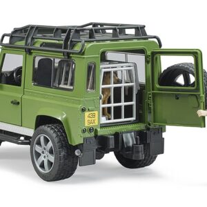 Bruder 02587 Land Rover Defender w/Forester and Dog