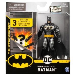dc batman 2020 rebirth tactical batman 4-inch action figure by spin master